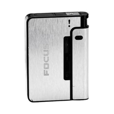 Imagem de Conjunto De Porta-Cigarros Criativo Para Dez Cigarros Com Isqueiro Sub