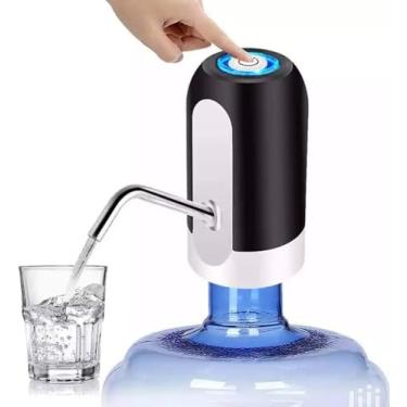 Imagem de Bebedouro Bomba automática Para Garrafão Galão D'água 5 a 20 Litros Recarregável Portátil para Carregamento Automático USB