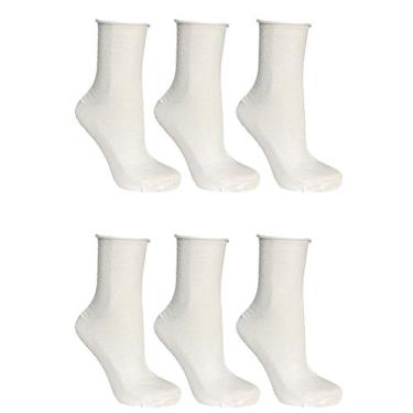 Imagem de 6 Pares Meia Sem Punho Masculina Algodão Não Aperta a Canela - KL, 6 p