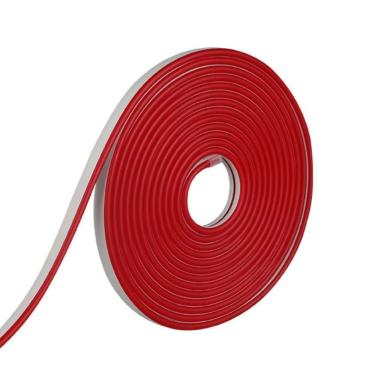 Imagem de Kit 2 Metros Fita Led Neon Taschibra 8W/M Ip65 12V Vermelho