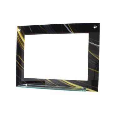 Imagem de Espelho Banheiro Prateleira 60Cm X 45Cm Mármore Preto