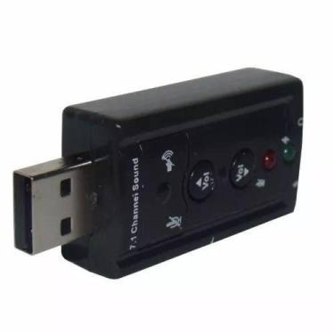 Imagem de Usb Som 7.1 Virtual Comum Cmedia Knup