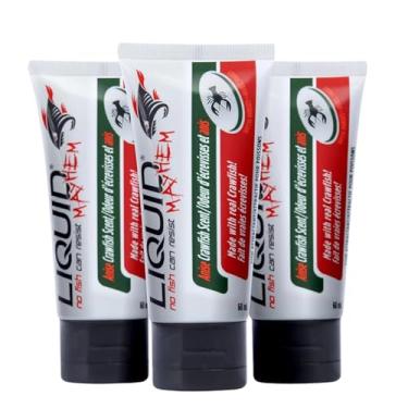 Imagem de Liquid Mayhem Gel atrativo de peixe lagosta anis 60 ml / 56.7 g · 60 usos pacote com 3 - isca de lagosta de anis real e aminoácidos | Gel de longa duração aprimorado UV - todos os tipos de iscas