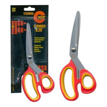 Imagem de Tesoura Multiuso Lamina Titânio Cabo Emborrachado 8pol. 21cm - Costur,