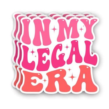 Imagem de Adesivo em vinil com citações motivacionais engraçadas (3 peças) in My Legal Era, estudante, advogado, advogado, para copo e laptop, Kindle, garrafas de água, livros, telefone, tamanho 7 x 7 cm