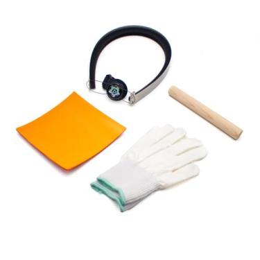 Imagem de iDili Faca de borracha para tênis de mesa | Lâmina de precisão com ajuste de curvatura | Ferramenta de corte segura para raquetes de pingue-pongue