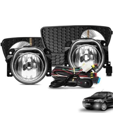 Imagem de Kit Farol de Milha Palio Fire Celebration 2008 a 2012 Botão Alternativ