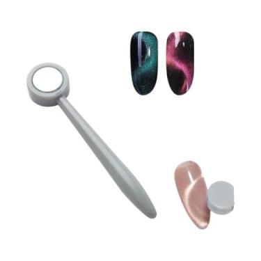 Imagem de Caneta Magnética Para Esmalte Em Gel UV Com Cabeça Dupla Para Unhas, F