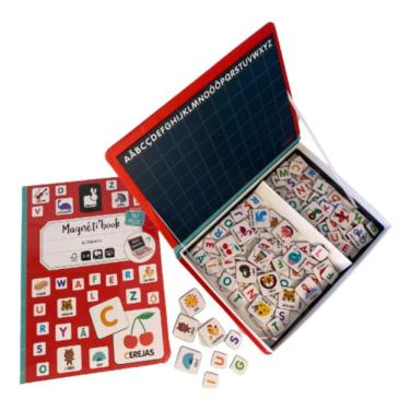 Imagem de Livro Magnético Infantil Aprendendo o Alfabeto Brinquedo Em Madeira