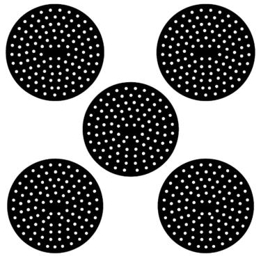 Imagem de Kit 5 Tapete Silicone Fogão Indução Almofada Protetora