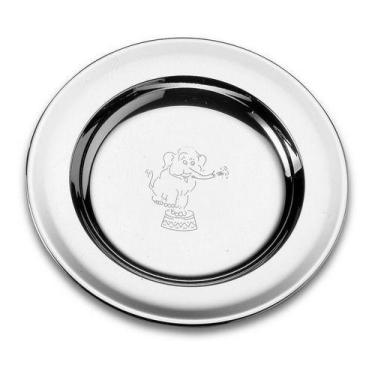 Imagem de Prato Infantil Crianca 23cm Inox Baby Tramontina 61254230, 0