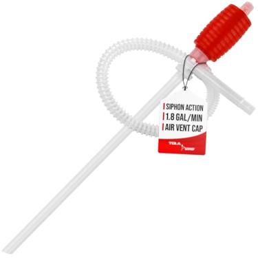 Imagem de TERA PUMP - Bomba de sifão manual resistente à água resistente a produtos químicos para gás, inseticidas químicos, diesel, solventes leves, etc.