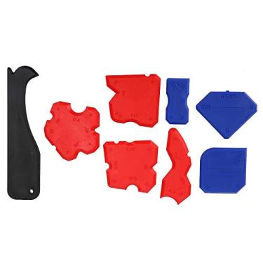 Imagem de Yinhing Ferramenta de Calafetagem, Ferramenta de Removedor de Calafetar de Remoção de Rejunte 8pcs Spreadador de Selante de Silicone de Remoção de Argamassa de Raspador para Banheiro e Janela Cozinha