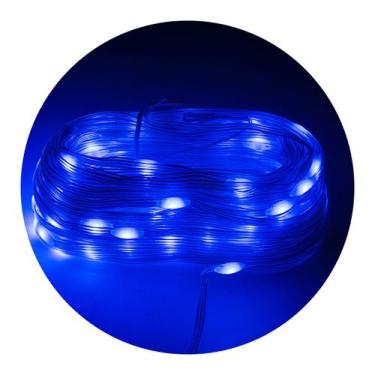 Imagem de Pisca Pisca de LED Azul 10 Metros 8 Modos de Iluminação 110V - shop mi