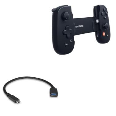 Imagem de BoxWave Cabo compatível com Backbone One (IP) - Adaptador de expansão USB, adicione hardware conectado por USB ao seu telefone