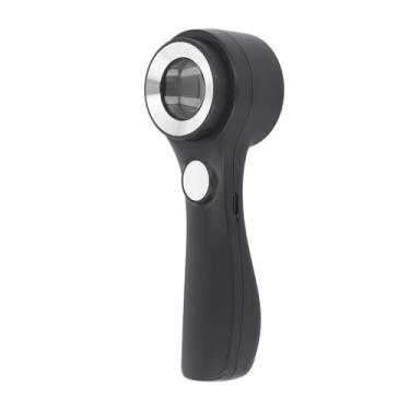 Imagem de ZJchao Lupa de Lupa Portátil 60x Com Luzes LED, Loupe Magnify Magnify Glass Glass USB Recarregável Jewellers Loupe, para Observação de Exploração Ao Ar Livre