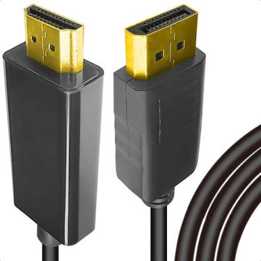 Imagem de Cabo Adaptador Displayport Para Hdmi 1,8 Metros - Maxmidia