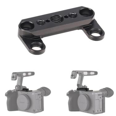 Imagem de Fotga Placa adaptadora de alça superior para câmera de cinema Sony FX2 FX3 FX3A FX30 ILME-FX30, montagem em trilho NATO, furos de 1/10.2 cm-20 e suporte de 3/20.3 cm-16 com localização Arri para