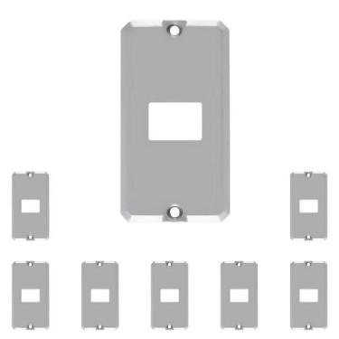 Imagem de 8 Tampa Condulete Alumínio Tomada Rj Medida 3/4 Sieg