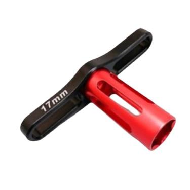 Imagem de YIJU Chave de Porca de Roda RC de 17 Mm, Chave de Metal Compacta para Pneus de Carros RC de 1/8 1/10
