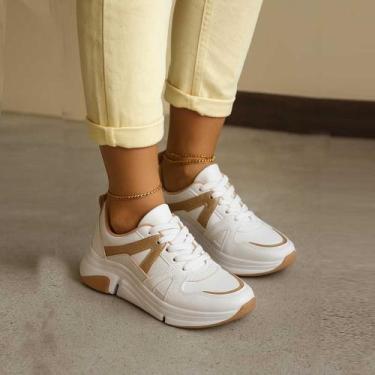 Imagem de Tenis Feminino casual plataforma monster chunky Sola Alta Original Mod