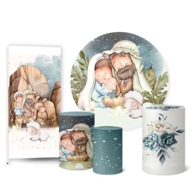 Imagem de Trio Capas Cilindro + Painel Sublimado + Lateral Natal (K2NAT0063)