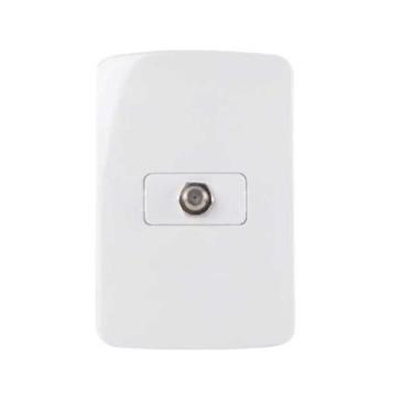 Imagem de Conjunto Tomada Para Antena TV Coaxial 4x2 B3 MarGirius