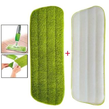 Imagem de Kit 2 Refis Almofadas Para Mop Spray Vassoura Mágica Microfibra - Vend