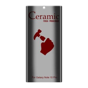 Imagem de 2 Películas 3d CERAMICA Privacidade Fosca P/ Samsung Galaxy Note 10 Pr