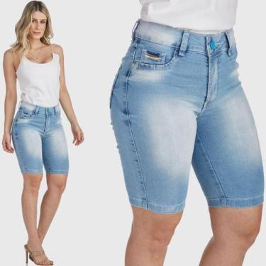 Imagem de Bermuda Jeans HNO Jeans Ciclista Azul, 38