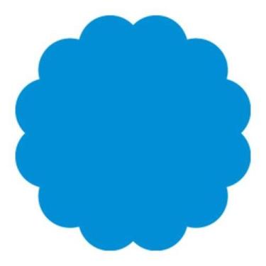 Imagem de Fundo Chapado N. 7 Azul Claro C/100 Curifest