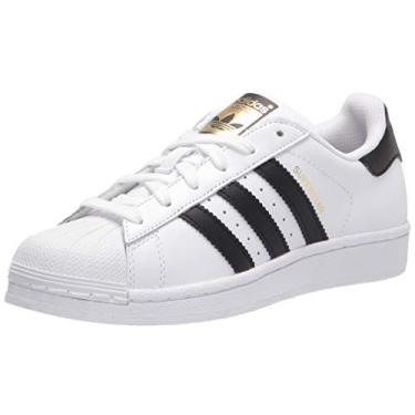 Imagem de adidas Originals Tênis infantil unissex Superstar Legacy, Core branco/preto/branco, 11.5 Little Kid