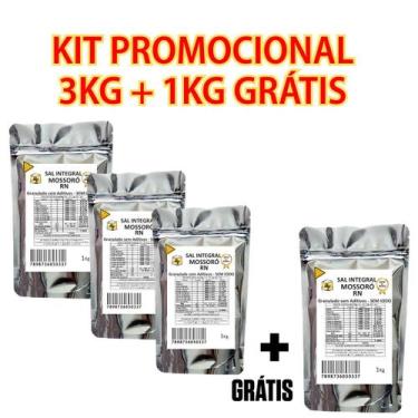 Imagem de Sal marinho sem aditivos combo 4Kg, leve 4 pague 3 - RF