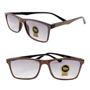 Imagem de Óculos de Leitura Sol Marrom com Lentes Perto Grau (Marrom, 2.5, x)