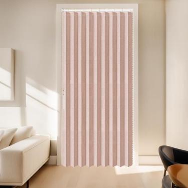 Imagem de Cortina de porta AJAZZ 100% Blackout Magnetic 54x78cm rosa