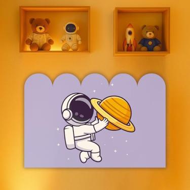 Imagem de Cabeceira de Cama Decorativa Infantil para Quarto de Meninos - Tema Astronauta (CabCerq-0091)
