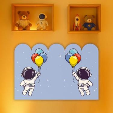 Imagem de Cabeceira de Cama Decorativa Infantil para Quarto de Meninos - Tema Astronauta (CabCerq-0087)