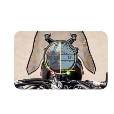 Imagem de IPG Anti-reflexo feito para Royal Enfield 2024 Guerrilla 450 (Dash/Flash) - 2023-2025 Himalayan 450 10.2 cm Speedometer Dashboard Display Matte Finish Screen Protector Film, Perfeito para uso ao ar