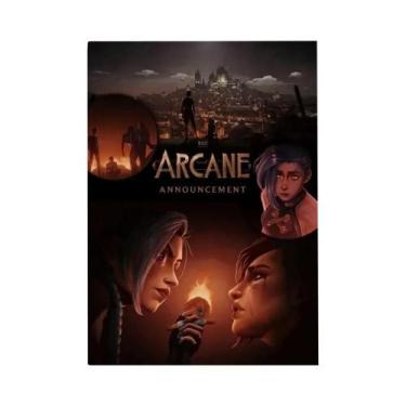 Imagem de Pôster Principal De Jinx Arcane HD À Prova d'Água Decoração De Parede 