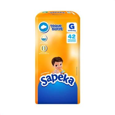 Imagem de Fralda Infantil Descart Sapeka Mega G Pacote com 42 unidades