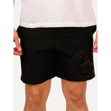 Imagem de Short Original Penguin Masculino D'Água Estampa Localizada Preto-Masculino