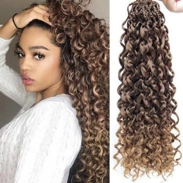 Imagem de Crochet Hair XSASLYET Gogo Curl 18 polegadas, 8 pacotes para mulheres 
