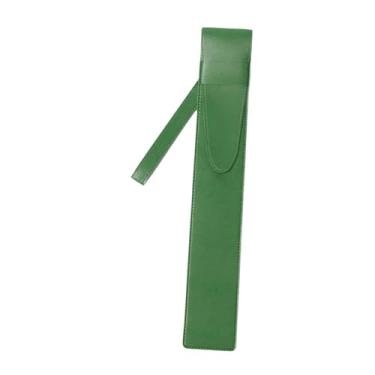 Imagem de MERIGLARE Bolsa de armazenamento de baquetas, bolsa protetora portátil, estojo de transporte para baquetas para atividades de festa em clubes e prática, Verde