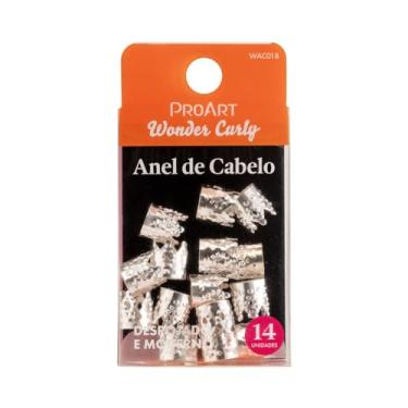 Imagem de Anel de Cabelo Silver Crown 14 Unidades - ProArt