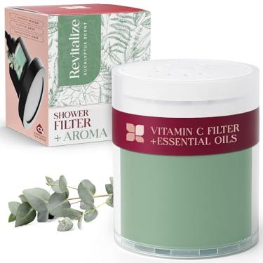Imagem de Radiance by Mist Cartucho de substituição de filtro de chuveiro de vitamina C + vaporizadores de chuveiro aromaterapia - K Beauty Skin & Hair Enhancement, substituição universal do filtro de água para