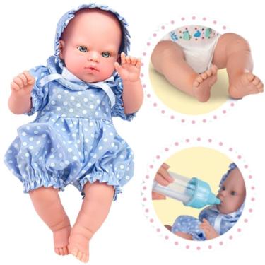 Imagem de Boneca Babies Primeira Mamadeira Bebe E Acessórios - Roma