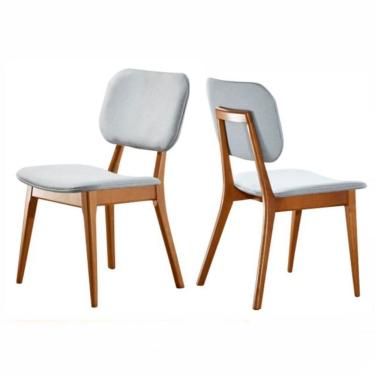 Imagem de Cadeiras Madeira Maciça - Zara - Requinte Salas