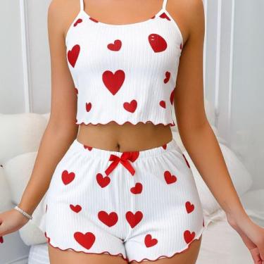Imagem de Conjuntinho Baby Dool Feminino Babadinho Conforto e Estilo - WALU, Bra
