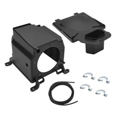 Imagem de JAVIK Caixa de filtro de ar e tampa de tampa para Yamaha YFZ450 2004 2005 2006 2007 2008 2009 2010 2011 2012 2013 YFZ450X 2008 O.E.M # 5TG-14411-00-000