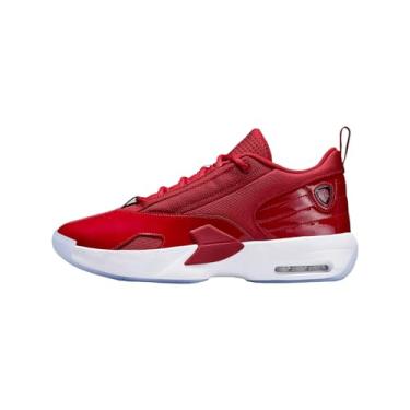 Imagem de Tênis masculino Jordan Max Aura 6 (FQ8298-601, vermelho universitário/branco/transparente/preto), Varsity vermelho/preto-branco-transparente, 42